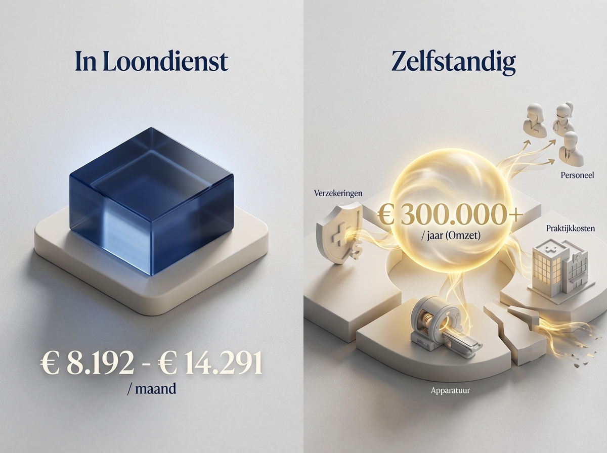 Infographie : Wat verdient een kaakchirurg? Salarissen & omzet uitgelegd