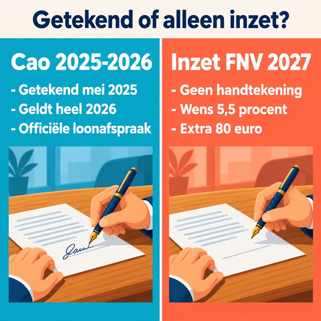 Getekend of alleen inzet?